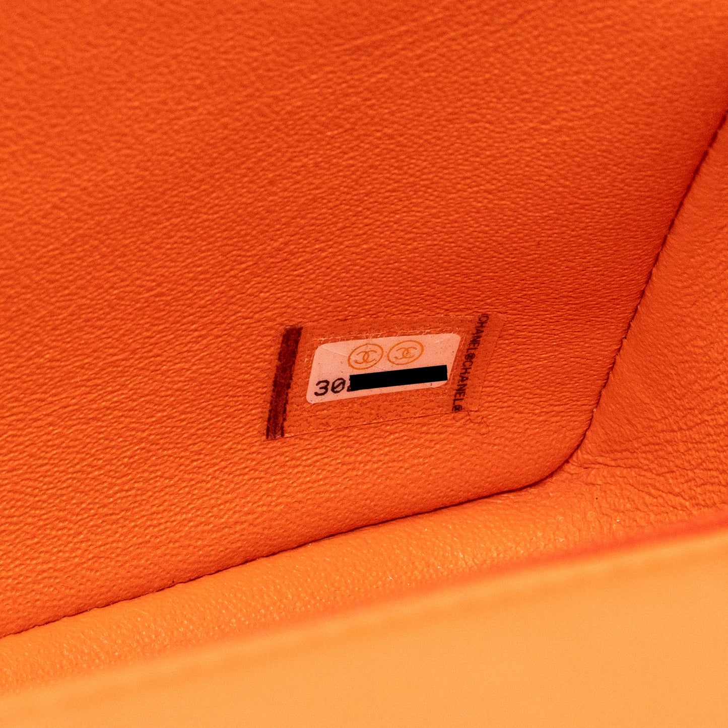 Chanel Mini Rectangular Flap Bag Lambskin Orange
