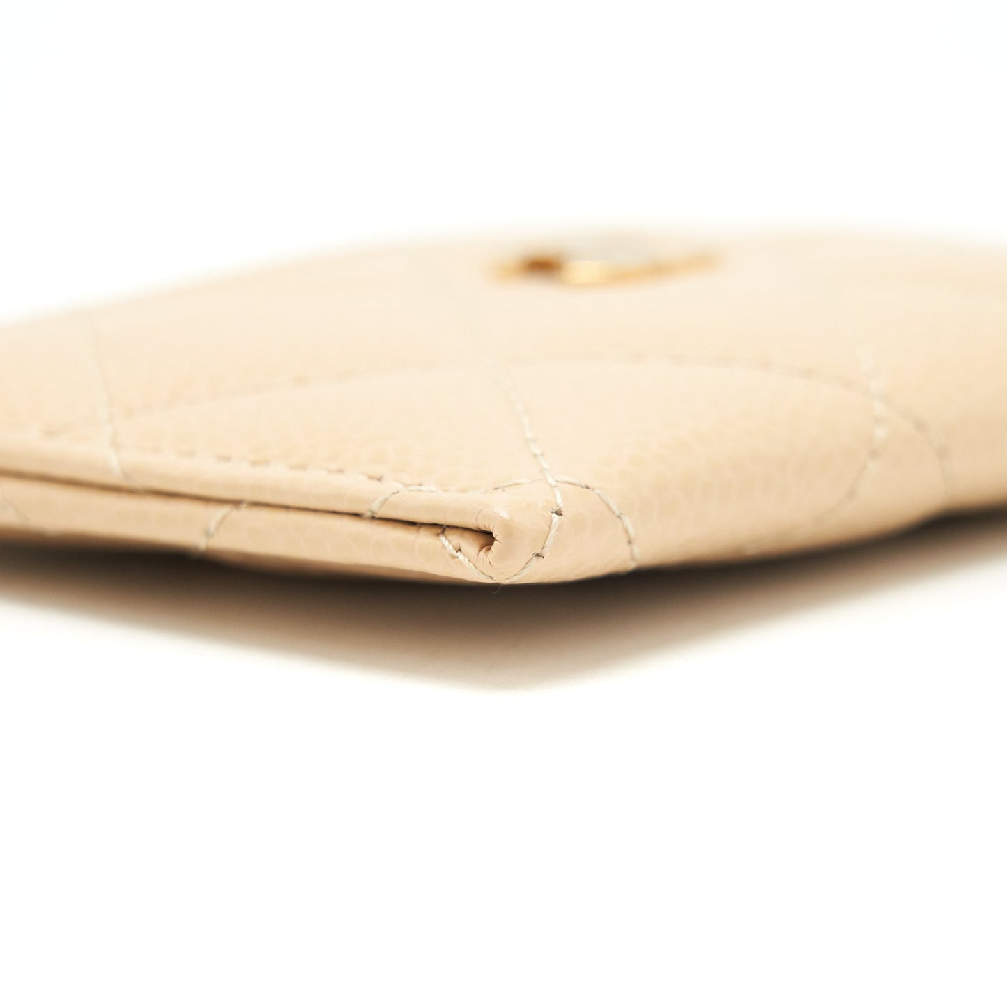 Chanel Card Holder Caviar beige