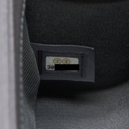 Chanel Small Boy Bag Caviar Grey L