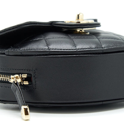 Chanel 22S Small Heart Bag Lambskin Black L