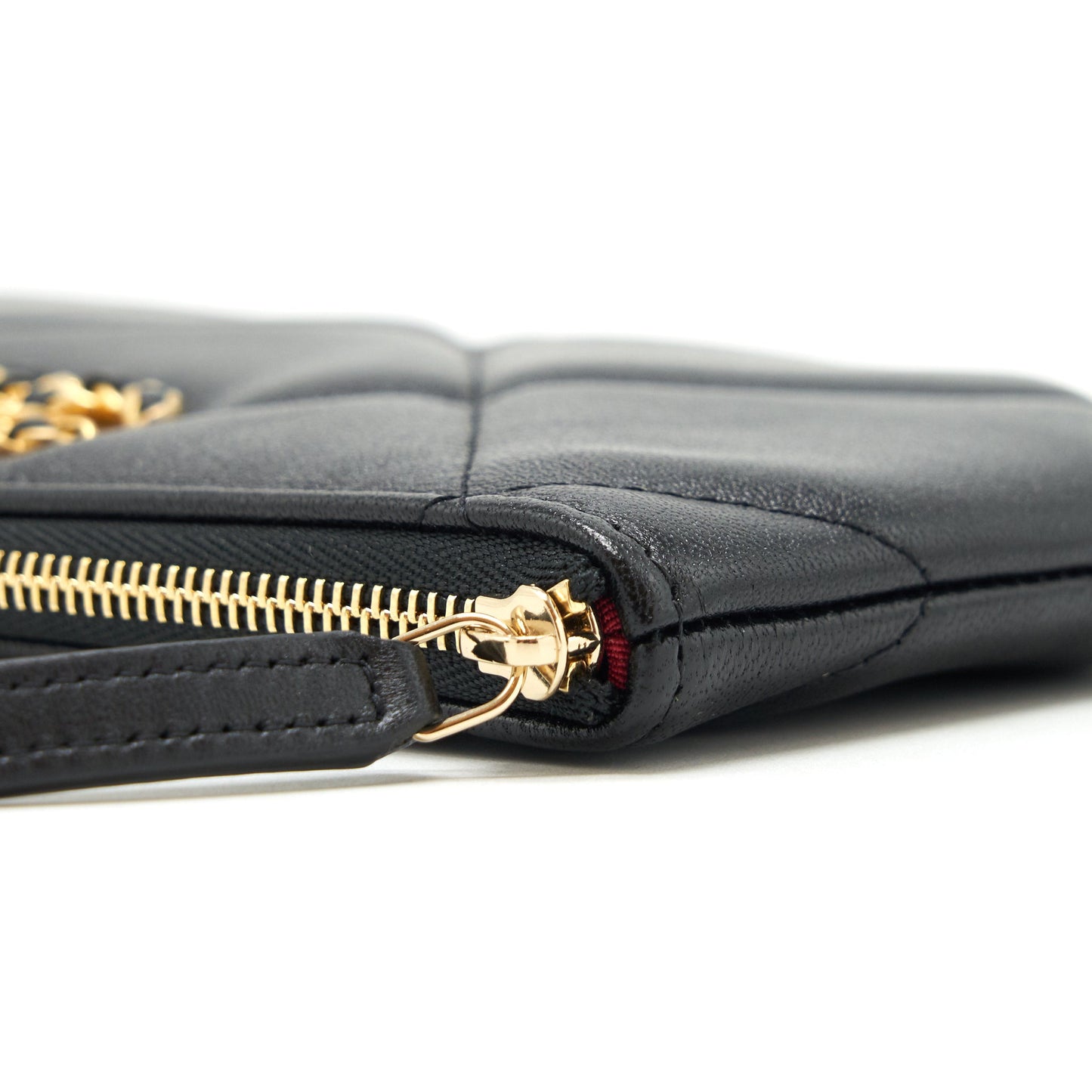 Chanel 19 Small pouch Goatskin Black