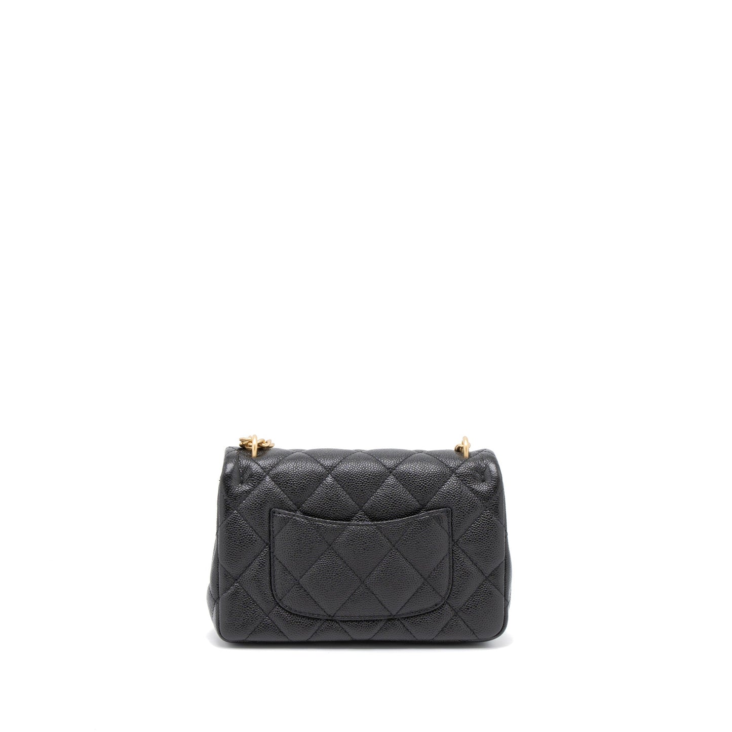 Chanel 23P Mini Coco Love Flap Bag Caviar Black  (Microchip)
