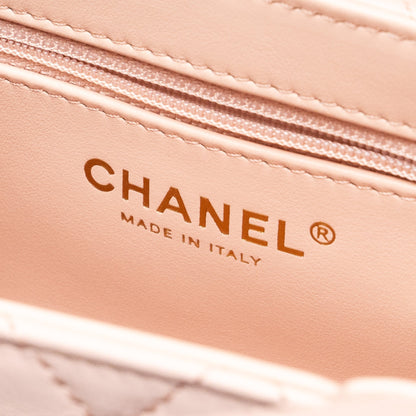 Chanel 23k Mini Shopping Tote Calfskin Light Pink (Microchip)