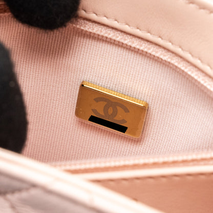 Chanel 23k Mini Shopping Tote Calfskin Light Pink (Microchip)