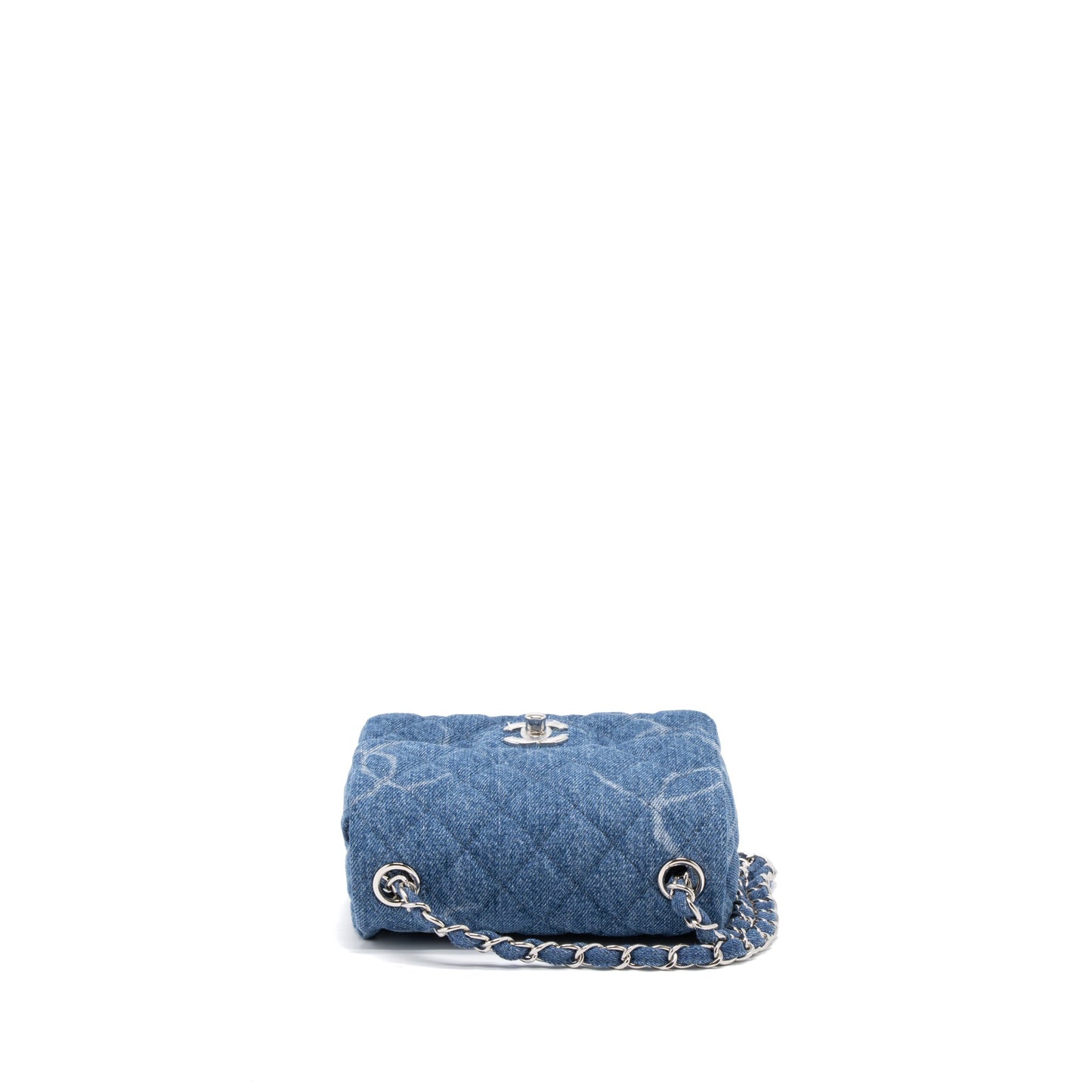 Chanel Mini Square Flap Bag Denim
