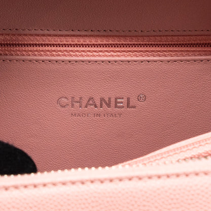 Chanel Medium Filigree Vanity Case Caviar Pink Multicolour
