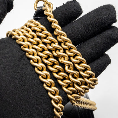 Chanel Boy Wallet On Chain caviar black  (microchip)