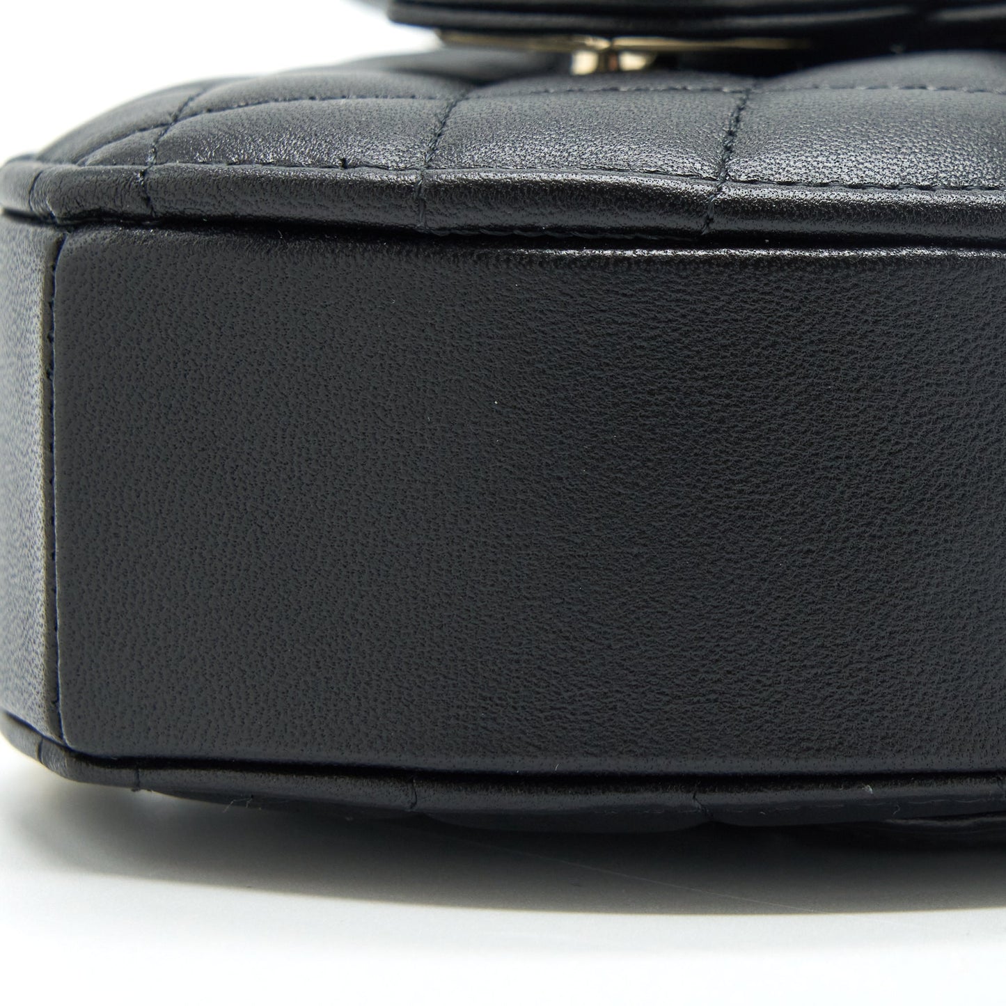 Chanel 22S Small Heart Bag Lambskin Black L
