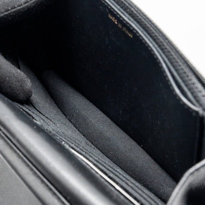 Chanel Boy Wallet On Chain caviar black  (microchip)