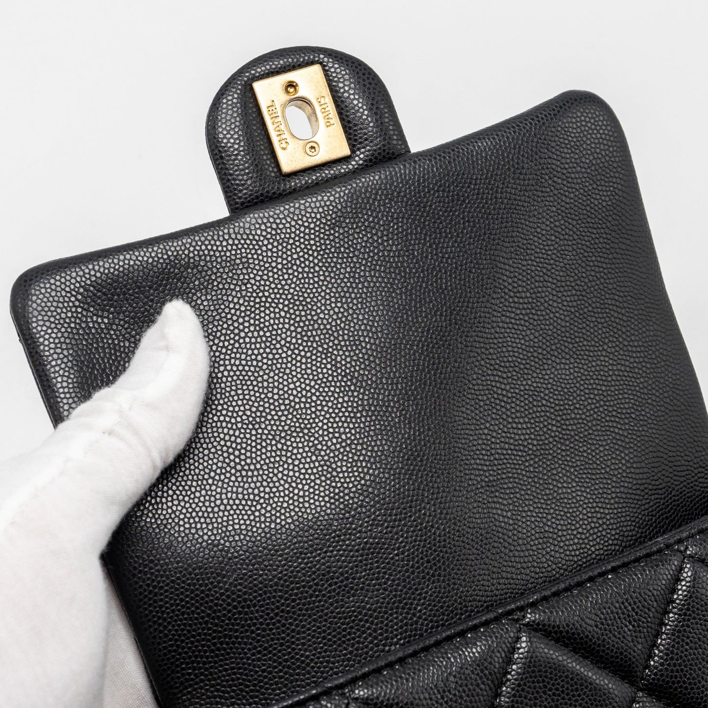 Chanel Mini Twist Your Button Flap Bag Caviar Black  (Microchip)