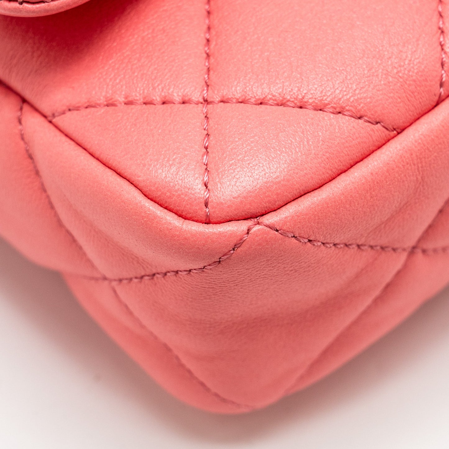 Chanel Mini Funky Town Flap Bag Lambskin Pink  (Microchip)