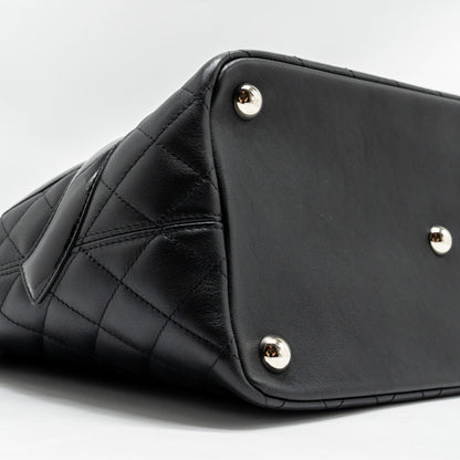 Chanel Cambon Ligne Tote Bag calfskin Black