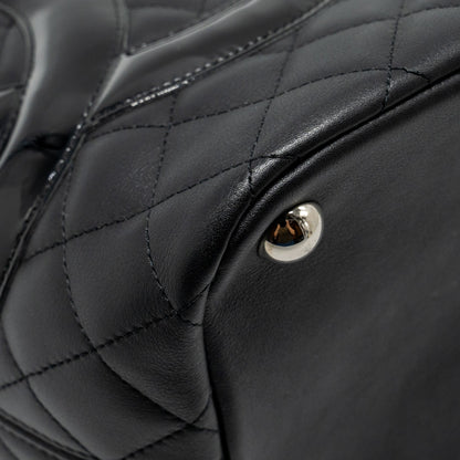 Chanel Cambon Ligne Tote Bag calfskin Black