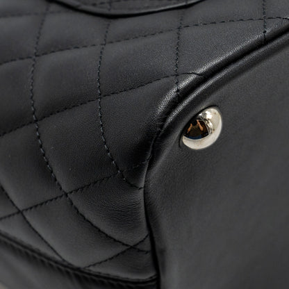 Chanel Cambon Ligne Tote Bag calfskin Black