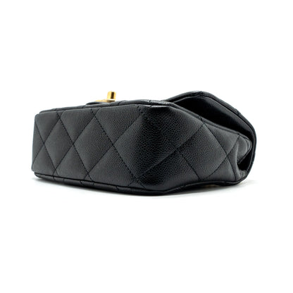 Chanel 23p Coco Love Flap Bag Caviar Black (microchip)