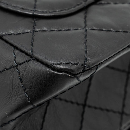 Chanel Mini 2.55 Reissue Aged Calfskin BLACK  (Microchip)