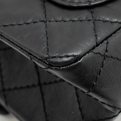 Chanel Mini 2.55 Reissue Aged Calfskin BLACK  (Microchip)