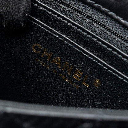 Chanel Mini 2.55 Reissue Flap Bag Aged Calfskin Black (microchip)