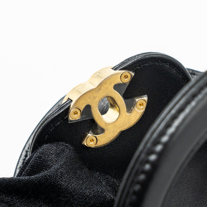 Chanel 23k Nano Shopping Tote Calfskin Black (microchip)