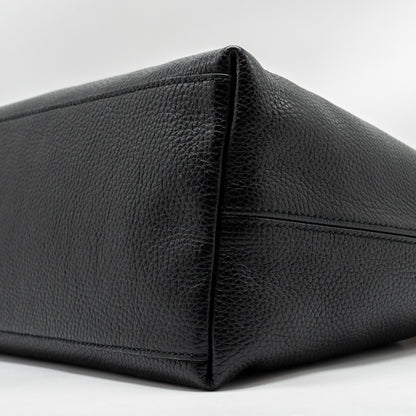 Gucci Interlocking G Soho Tote Bag Calfskin Black