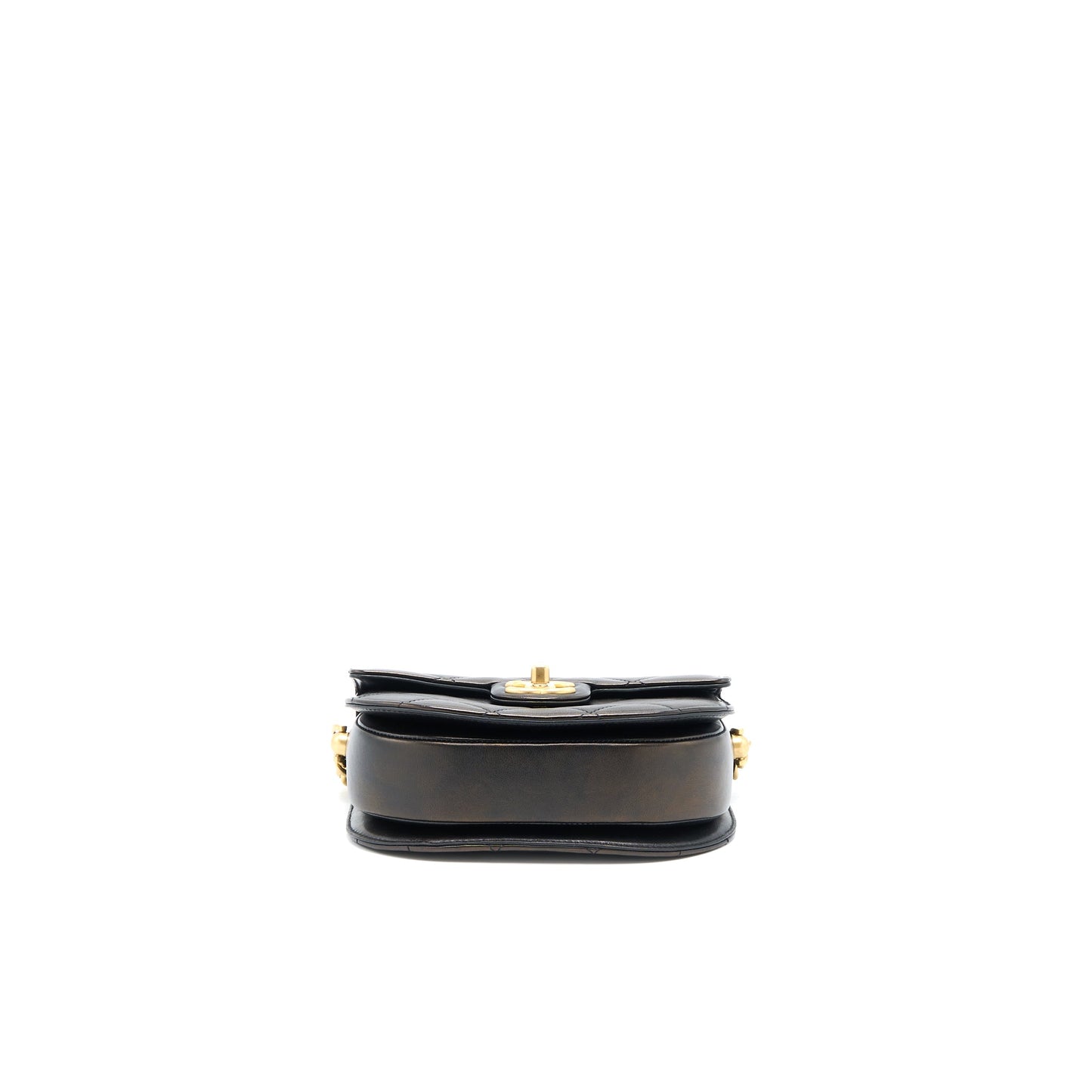 Chanel 21S Moon Messenger Bag Calfskin Black