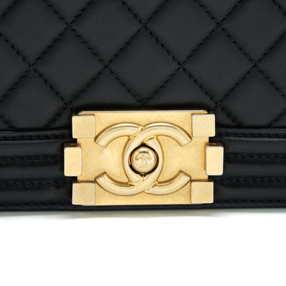 Chanel Medium Boy Black Lambskin