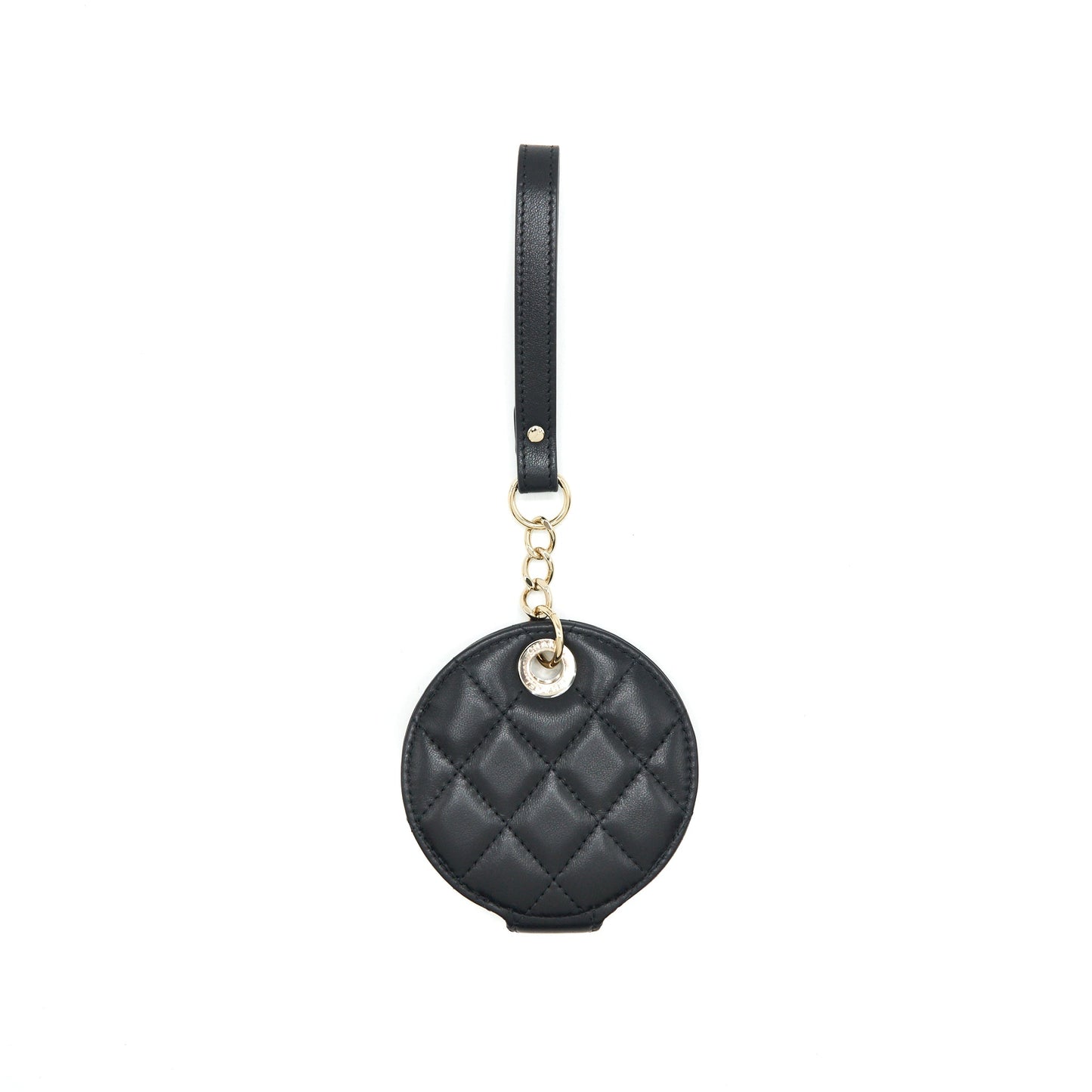 Chanel Quilted Luggage Tag Lambskin black L