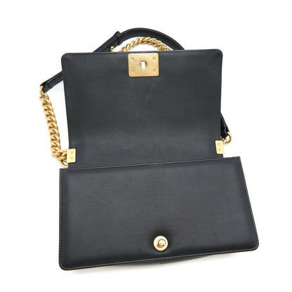 Chanel Medium Boy Black Lambskin