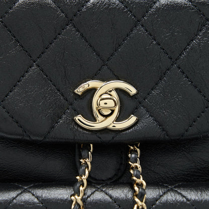 Chanel 22C Mini Duma Backpack Calfskin Black L