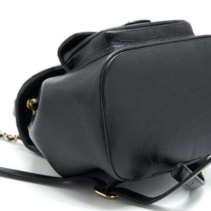 Chanel 22C Mini Duma Backpack Calfskin Black L