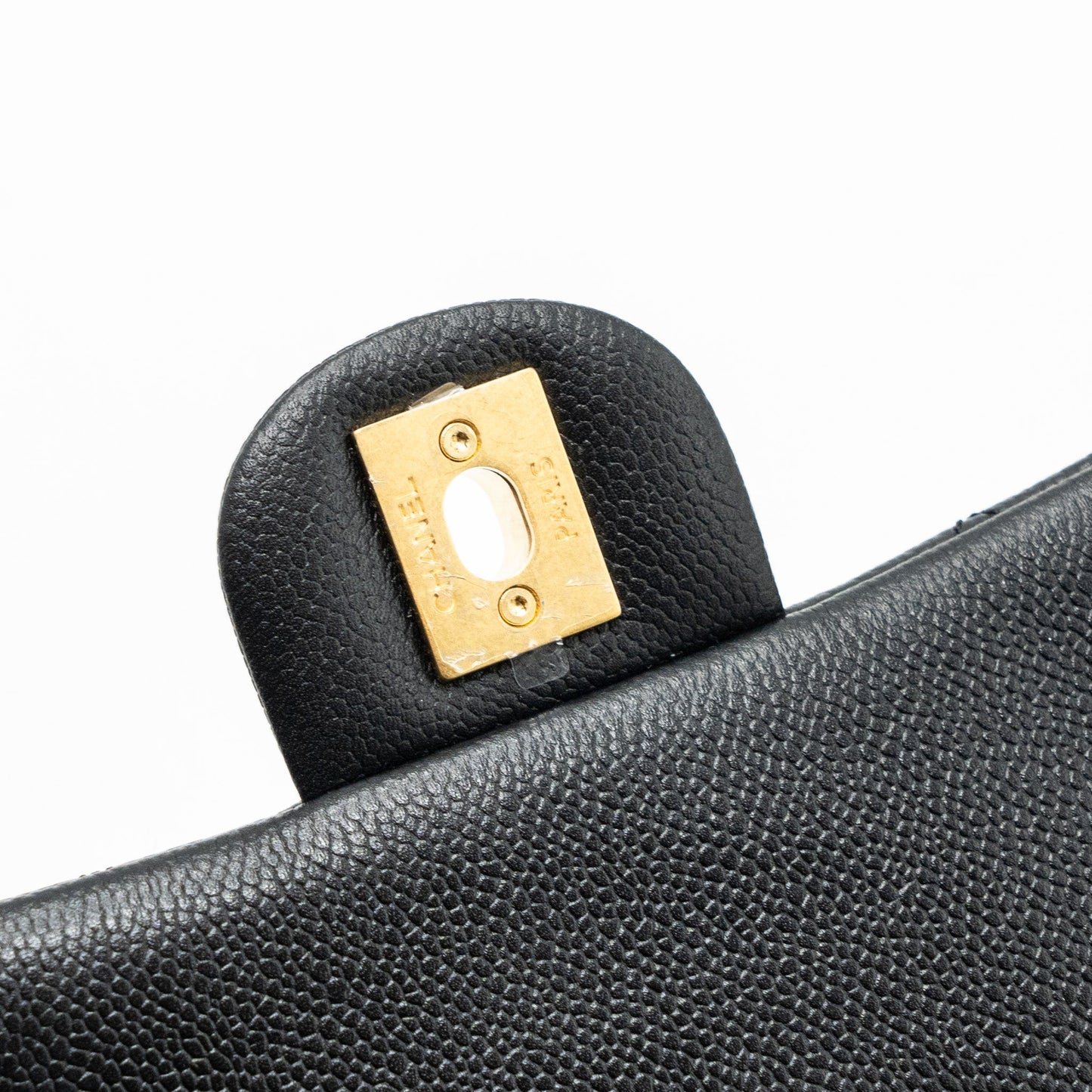 Chanel 23p Coco Love Flap Bag Caviar Black (microchip)