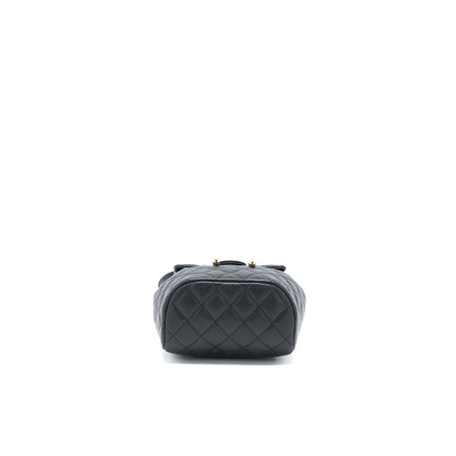 Chanel 23p Mini Flap Backpack Caviar Black L (Microchip)
