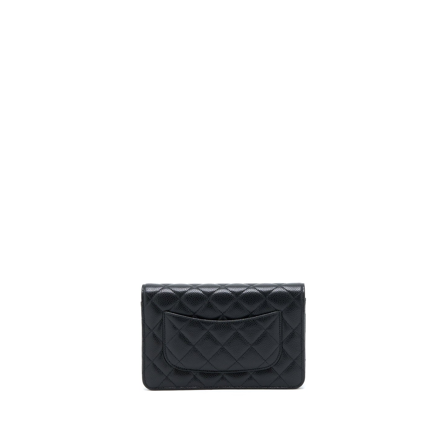 Chanel Classic Wallet On Chain Caviar Black  (Microchip)