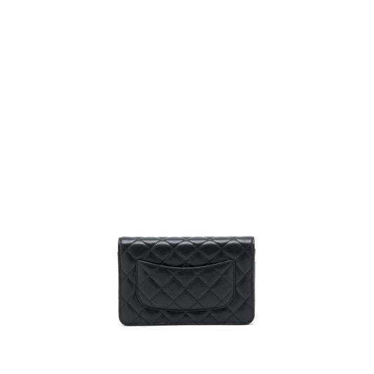 Chanel Classic Wallet On Chain Caviar Black  (Microchip)