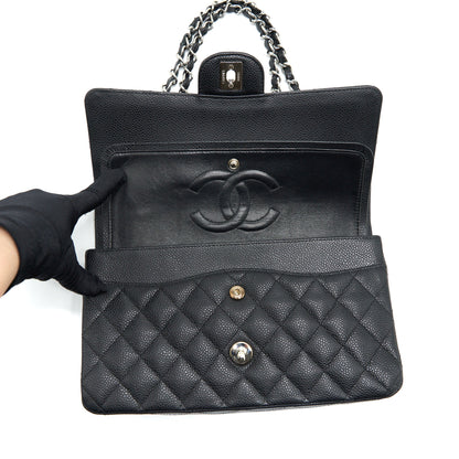 Chanel Medium Classic Flap Bag Caviar Black