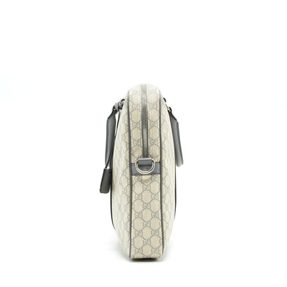 GUCCI Men's Monogram Canvas Briefcase Beige