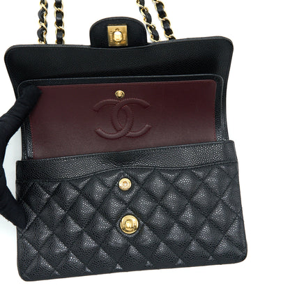 Chanel Small Classic Flap Bag Caviar Black