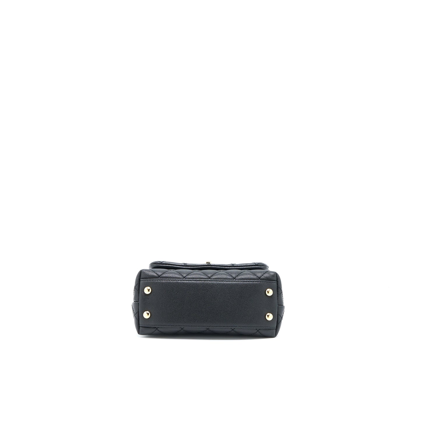 Chanel Mini Coco Handle Caviar Black L