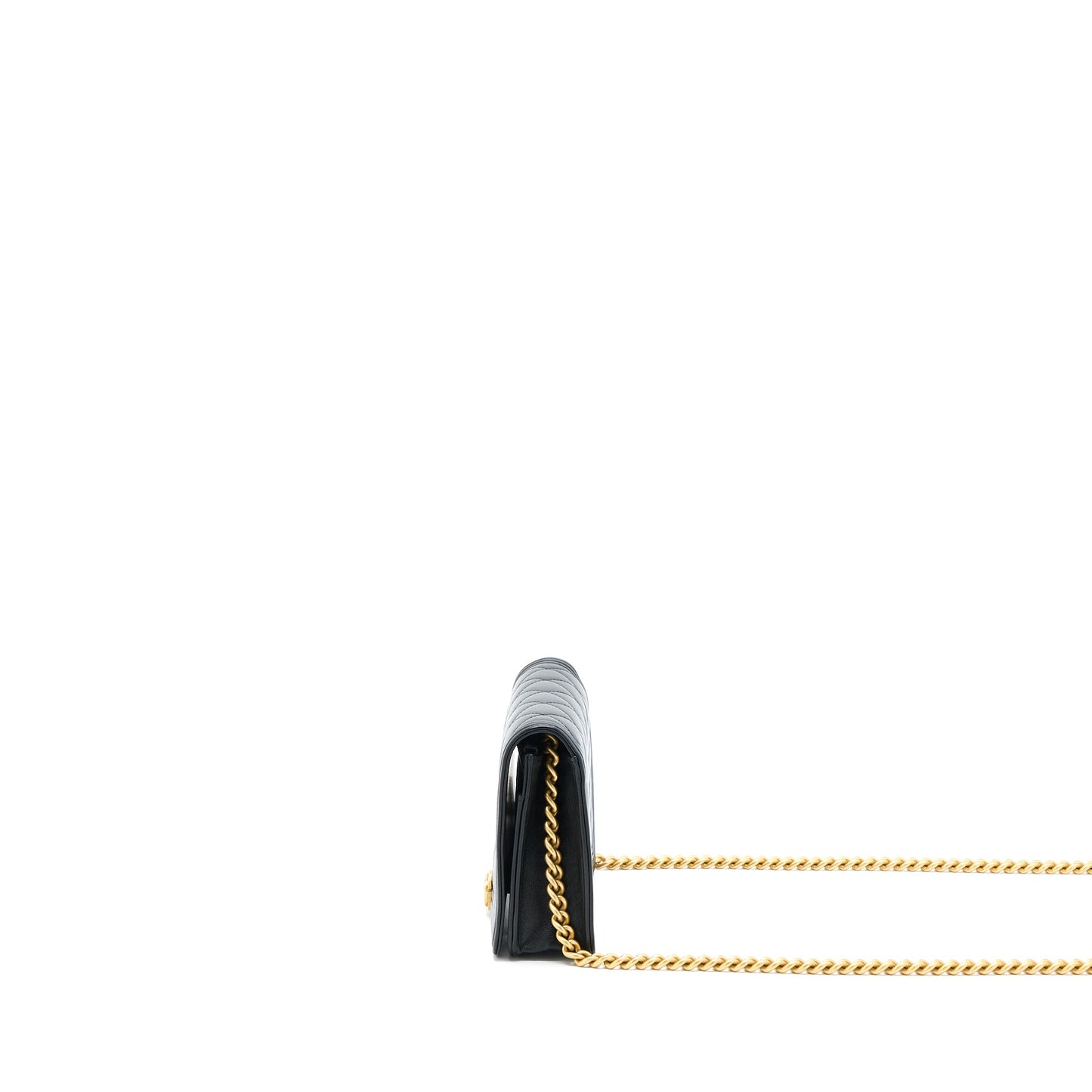 Chanel Boy Wallet on Chain Lambskin Black Brushed
