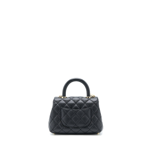 Chanel Extra Mini Coco Handle Caviar Black L