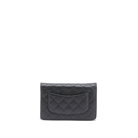 Chanel Classic Wallet On Chain Caviar Black