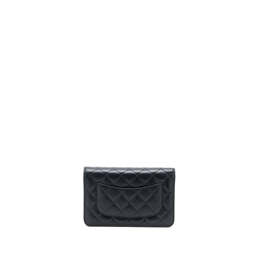 Chanel Classic Wallet on Chain Caviar Black  (Microchip)