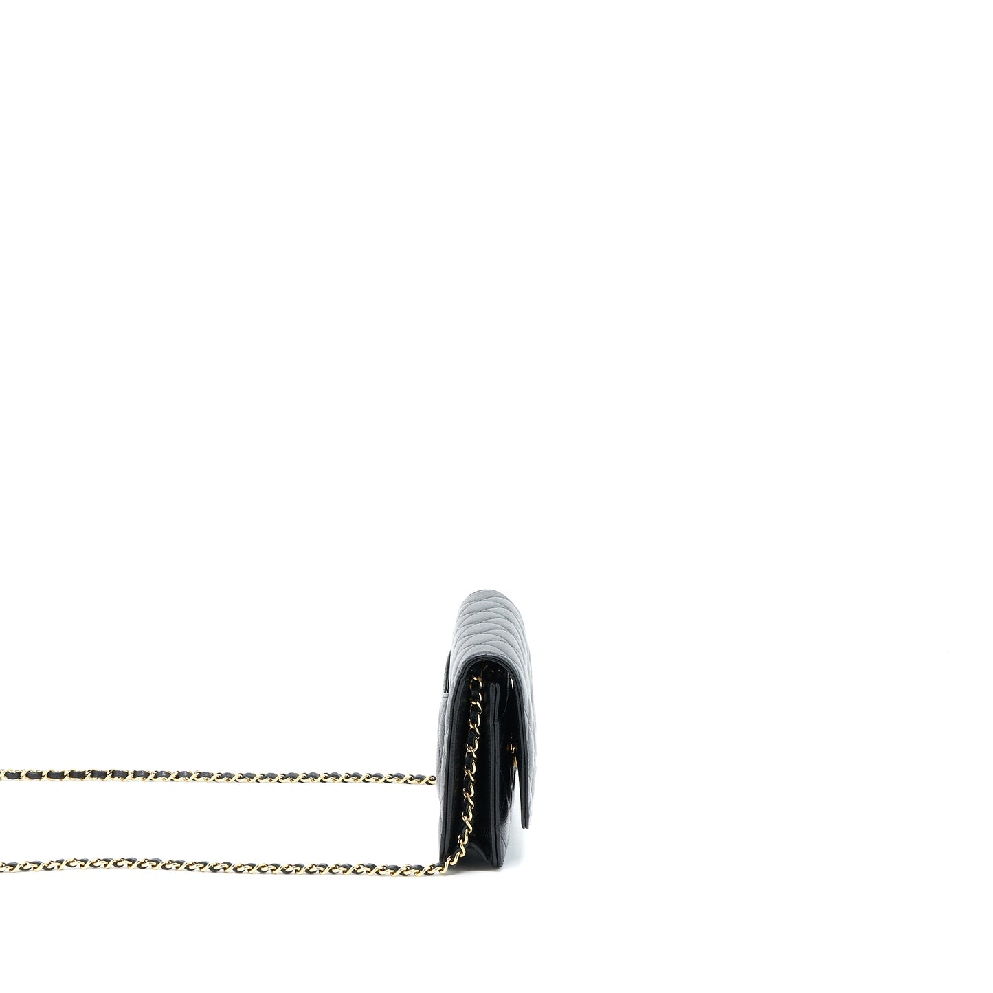 Chanel Classic Wallet on Chain Caviar Black  (Microchip)