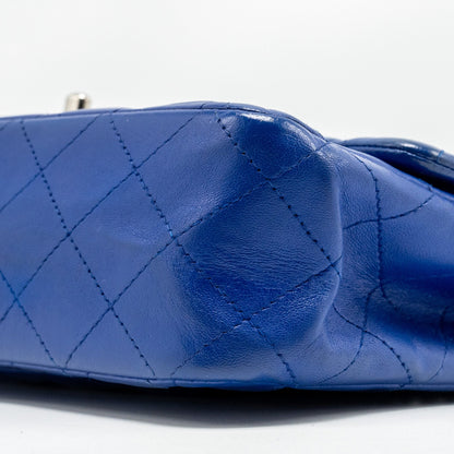 Chanel Medium Classic Double Flap Bag Lambskin Blue