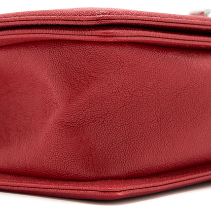 Chanel Medium Boy Bag Caviar Red