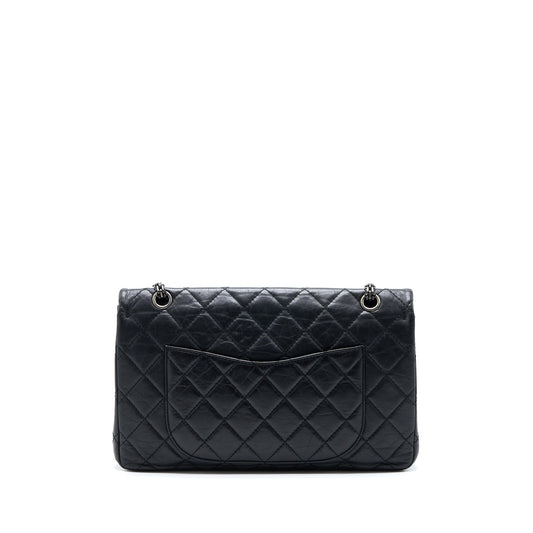 Chanel 2.55 Reissue 227 Aged Calfskin Black Ruthenium