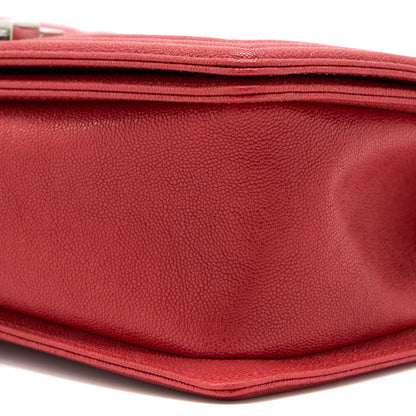Chanel Medium Boy Bag Caviar Red