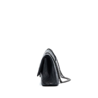 Chanel 2.55 Reissue 227 Aged Calfskin Black Ruthenium