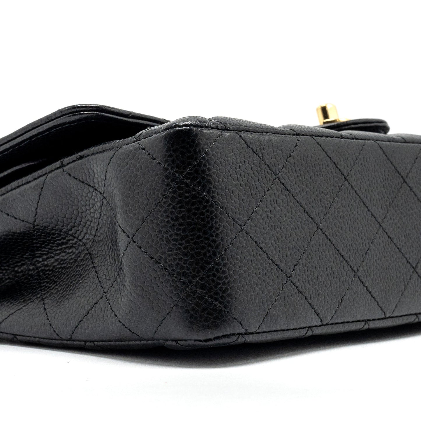 Chanel Medium classic double flap bag caviar black