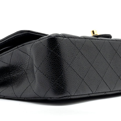 Chanel Medium classic double flap bag caviar black